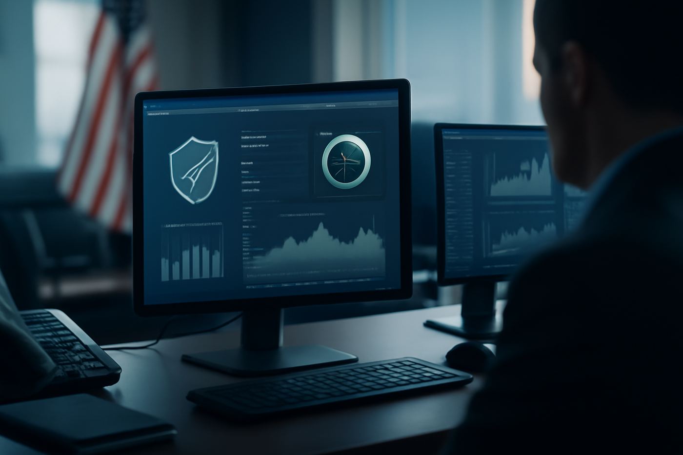 Editorial illustration related to Best SaaS Platforms for CMMC 2.0 Compliance in 2026
